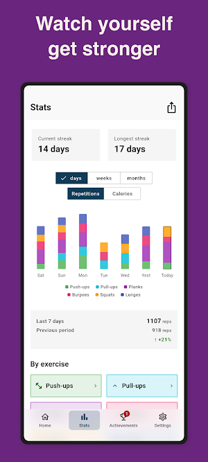 Kountrain - Simple Rep Counter Screenshot 1