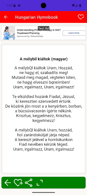 Hungarian Christian HymnBook Screenshot 2