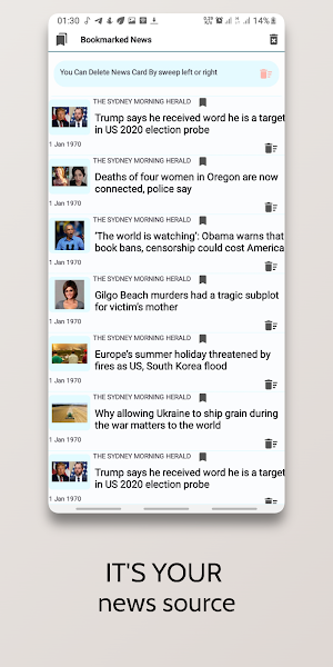 Trend News - News destination Screenshot 1