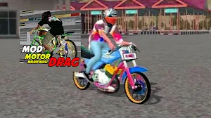 Mod Bussid Motor Drag Racing Screenshot 0