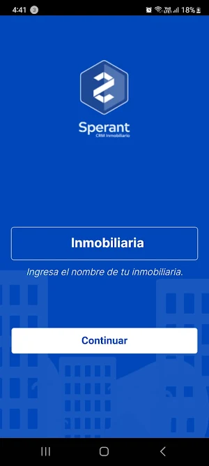 CRM Sperant - App Propietario Screenshot 0