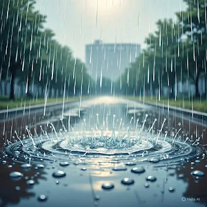 Anime Rain Wallpaper Screenshot 1