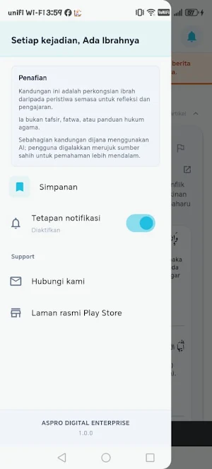 IbrahNews AI: Fakta & Hikmah Screenshot 1