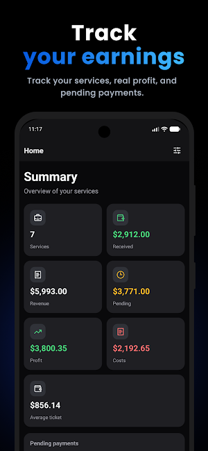 Service Tracker Screenshot 0