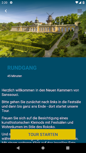Neue Kammern von Sanssouci Screenshot 3