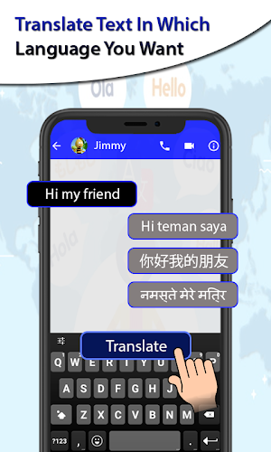 All languages chat translator keyboard Screenshot 1