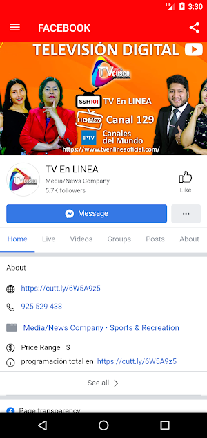 TV EN LINEA CUSCO Screenshot 3