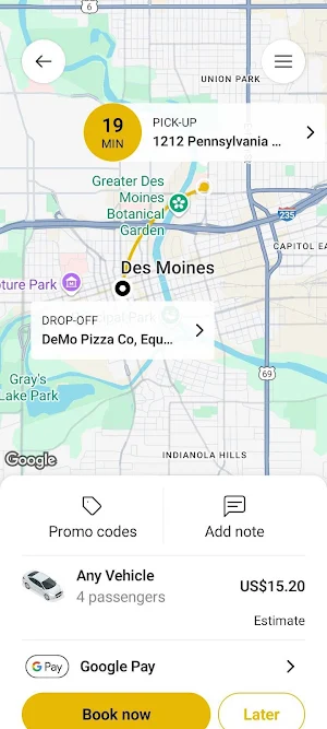 Yellow Cab Co Screenshot 2