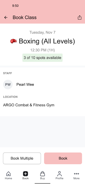 ARGO Combat & Fitness Gym Screenshot 2