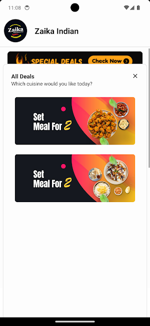 Zaika Restaurant Dumbarton Screenshot 1