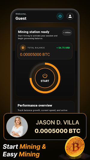 AI BTC Cloud Miner-CryptoMiner Screenshot 0