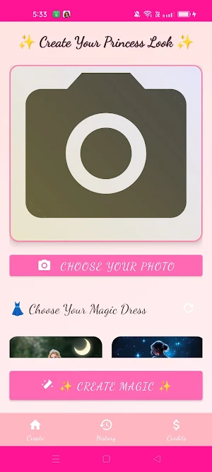 AI Dress Up: Princess Fashion Screenshot 1