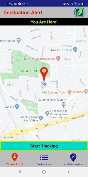 Destination Alert Screenshot 0