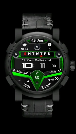 Digital Watch Face CRC088 Screenshot 1