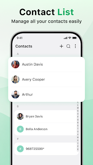 Contacts: Phone Calls & Home Screenshot 1