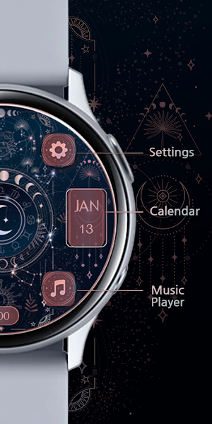 Zodiac Tarot Card_Watchface Screenshot 2