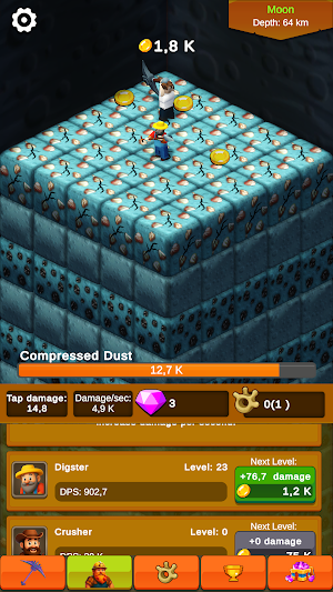 Planet Digger: Idle Clicker Screenshot 1