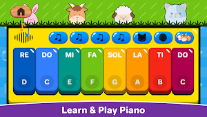 Baby Piano & Kids Music Games Screenshot 0