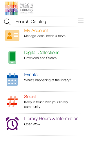 Wiggin Memorial Library Screenshot 0