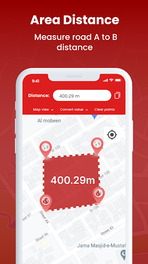 GPS Fields Area Measure App Screenshot 2