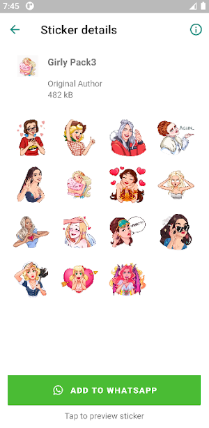 Girly M Sticker Screenshot 2