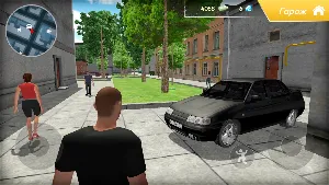 Лада Десятка: Езда на машине Screenshot 0