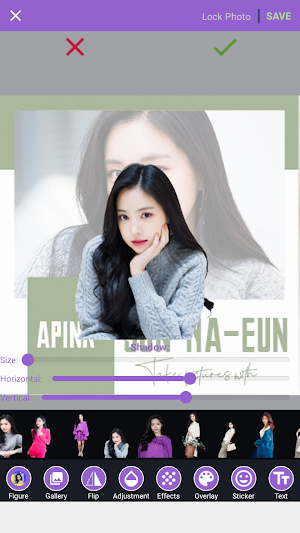 Make Photos With Son Na-eun Screenshot 2