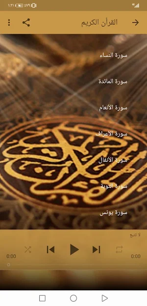 القران نورين محمد صديق بدون نت جودة عالية ج1| جنة Screenshot 3