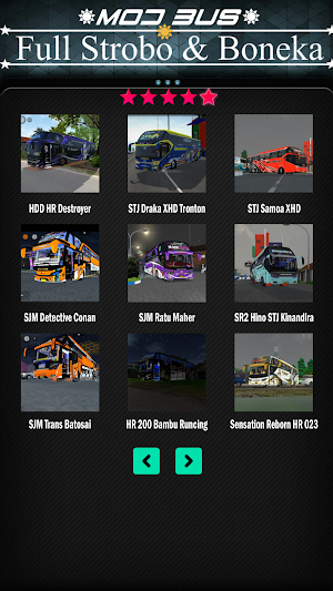 Mod Bus Full Strobo dan Boneka Screenshot 3