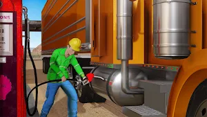 Gas Station Truck Parking Stop Screenshot 1