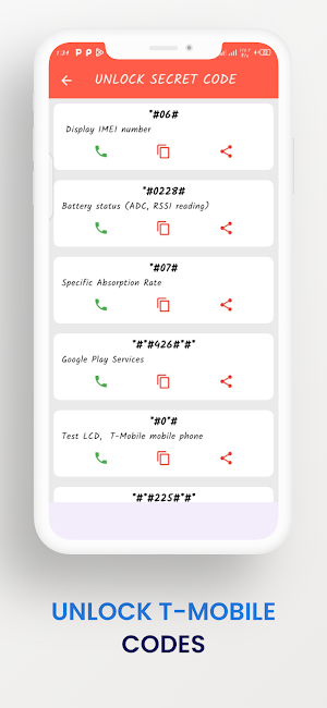 Unlock T-Mobile device pro Screenshot 3