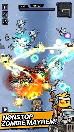 Mad Ducks: Roguelike Defense Screenshot 0