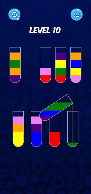 Rainbow Water Sort Screenshot 2