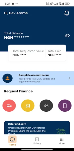 RoadRunner Mobility Finance Screenshot 0
