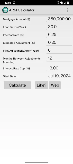 ARM Calculator Screenshot 0
