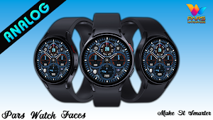 Blue Analog Watch Face Screenshot 0