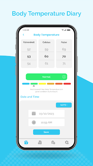 Body Temperature Fever Monitor Screenshot 3