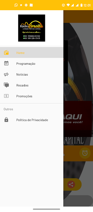 Rádio Web Brasilia Screenshot 1