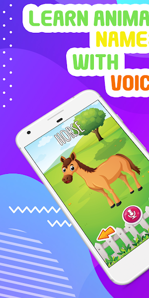 Learn Animal Names and Sounds Screenshot 0
