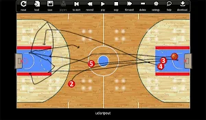 Basketball Play Designer and Coach Tactic Board Screenshot 3