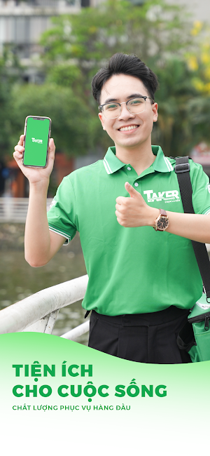Taker: Đánh giày-Đặt xe-Đồ ăn screenshot 2