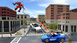 Police Robot Transform Car War Screenshot 3