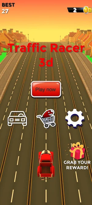 Fast Car Racing Traffic Rider* Screenshot 0
