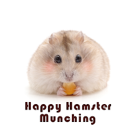 Animal Wallpaper Happy Hamster Munching Theme