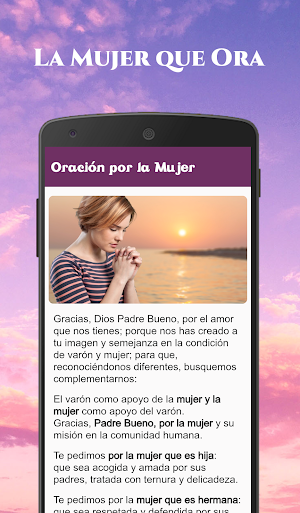 La Mujer que Ora - Reflexiones Screenshot 0