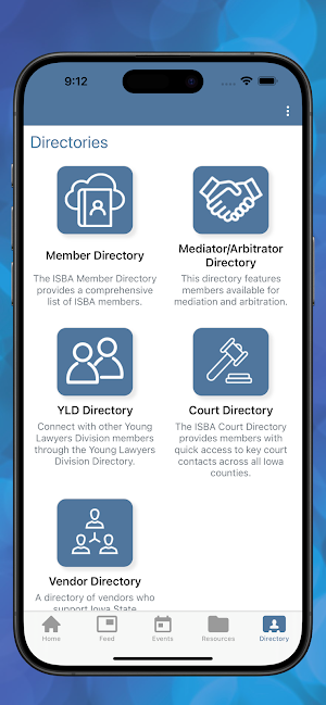 ISBA2Go Screenshot 3