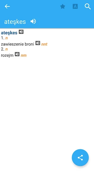 Polish-Turkish Dictionary Screenshot 0