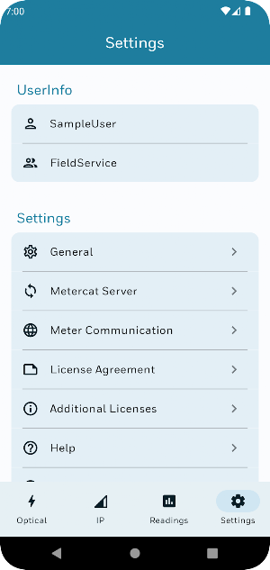 FieldSense MeterSense Screenshot 3