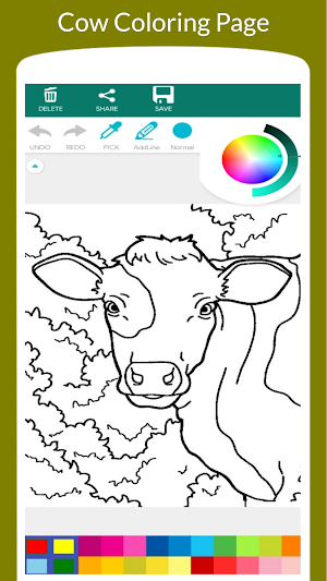 Cow Coloring Book Screenshot 0