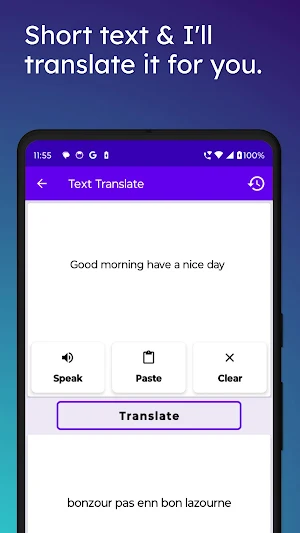 English Mauritian Creole Trans Screenshot 2